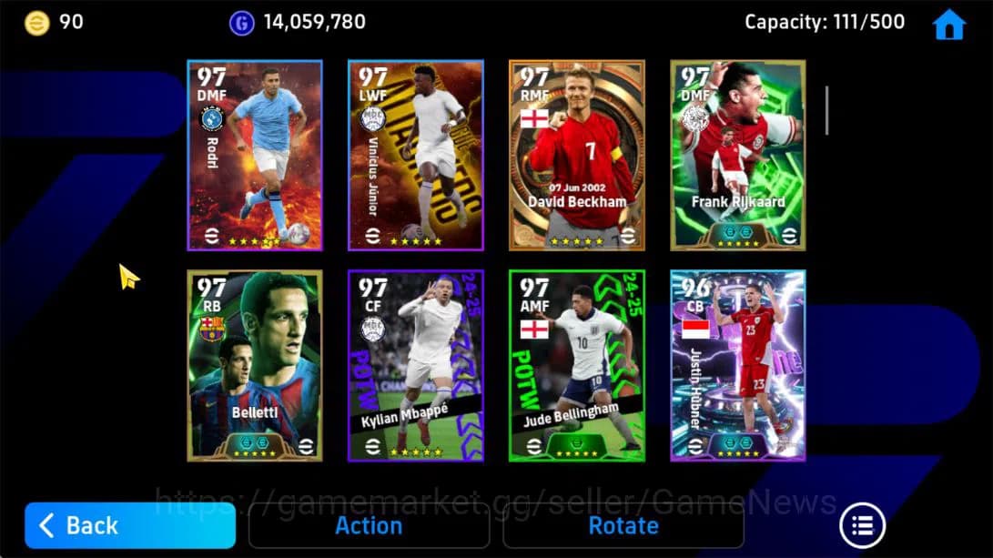 eFootball Accounts Mobile|BigTime(Ruud VanNistelrooij,David Beckham), image 11