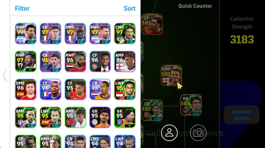 eFootball Accounts Mobile|BigTime(Ruud VanNistelrooij,David Beckham), image 3