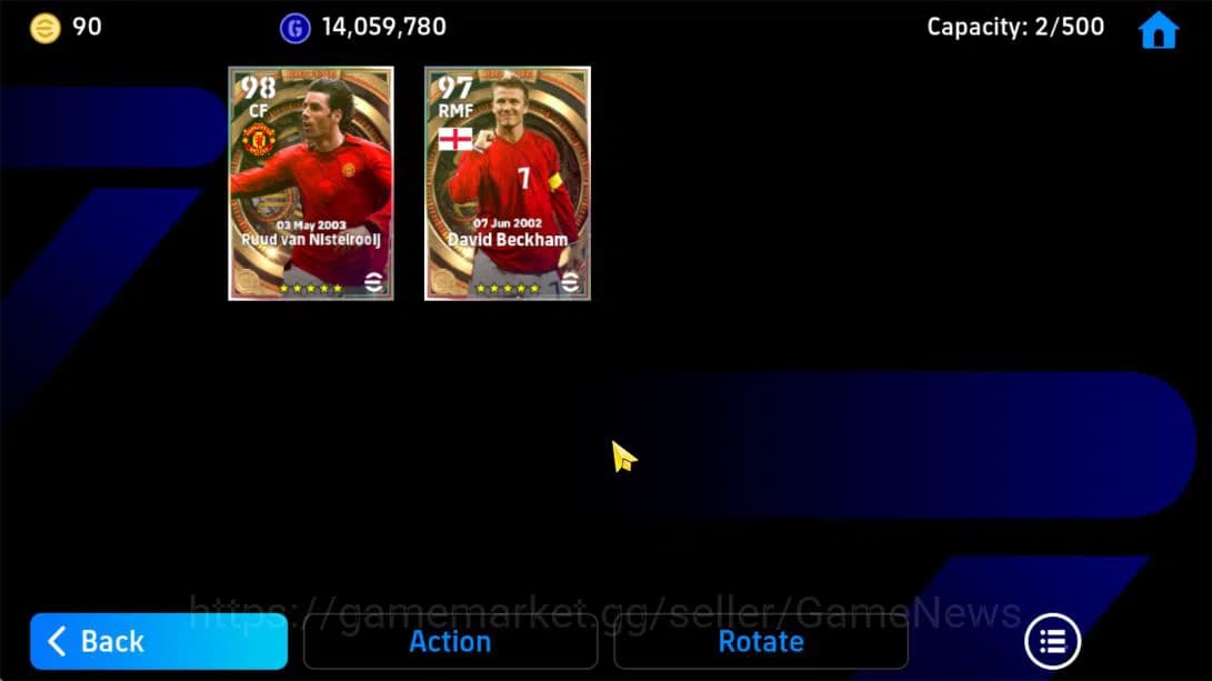 eFootball Accounts Mobile|BigTime(Ruud VanNistelrooij,David Beckham), image 4