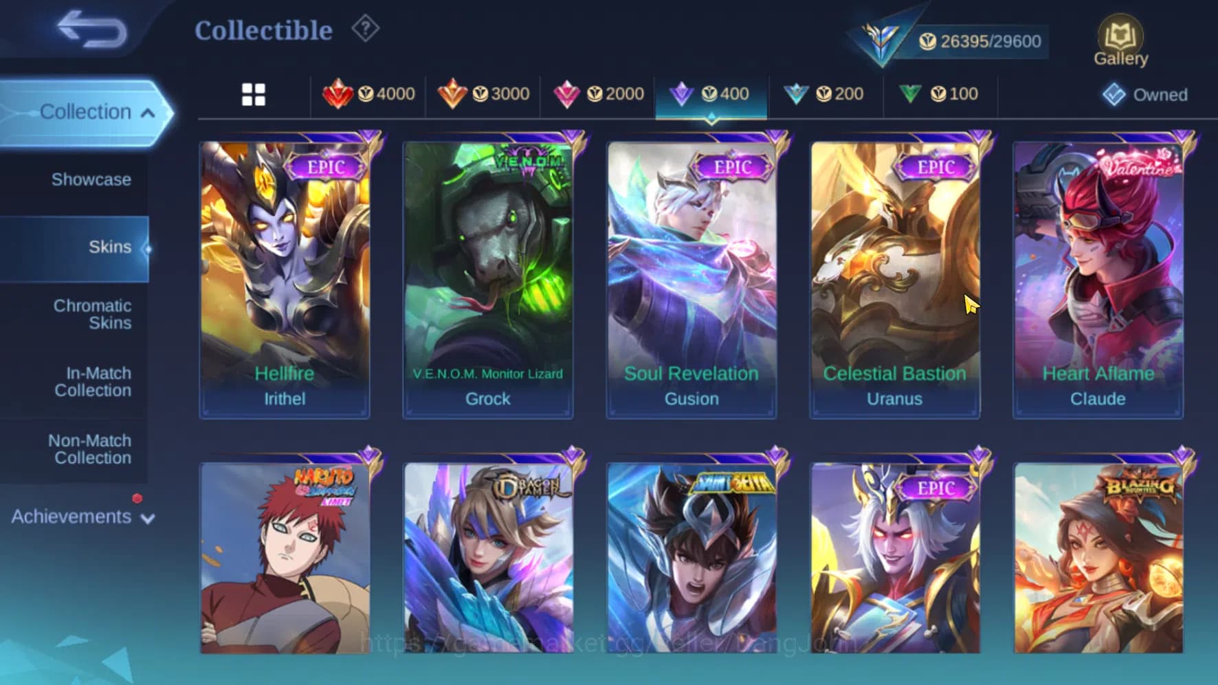 Mobile Legends: Bang Bang Accounts Hero 70 Skin 115 | Meow Julian, Silvanna | Epic Gu image 8