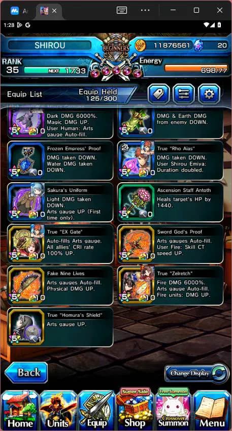 Grand Summoners Accounts GLOBAL|Ascend 13|Shirou Emiya(TW),Chloe(TW),Summer image 5