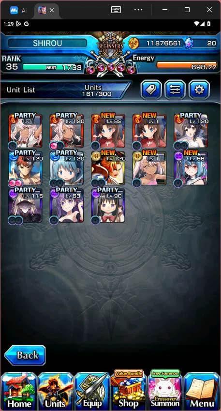 Grand Summoners Accounts GLOBAL|Ascend 13|Shirou Emiya(TW),Chloe(TW),Summer image 7
