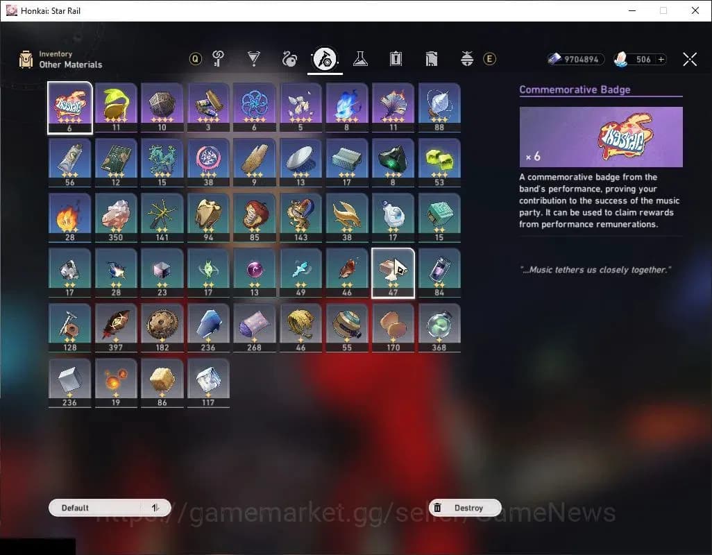 Honkai Star Rail Accounts Asia |TL 64|10 Limited|Castorice,The Dahlia,B3,Myd image 8