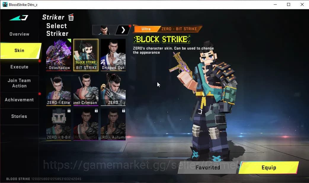 Blood Strike Accounts ASIA|ETERNAL ZERO-Odashadow|Melee Katana|19 ULTRA image 10