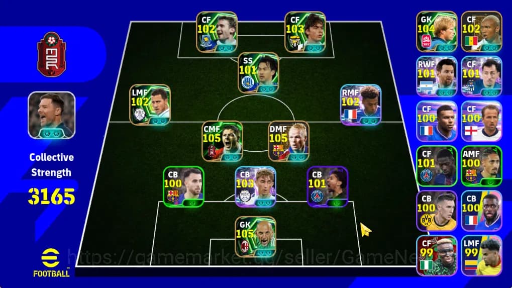 eFootball Accounts Mobile|BulletHeader(Andry Shevchenko),VisionPass(M image 1