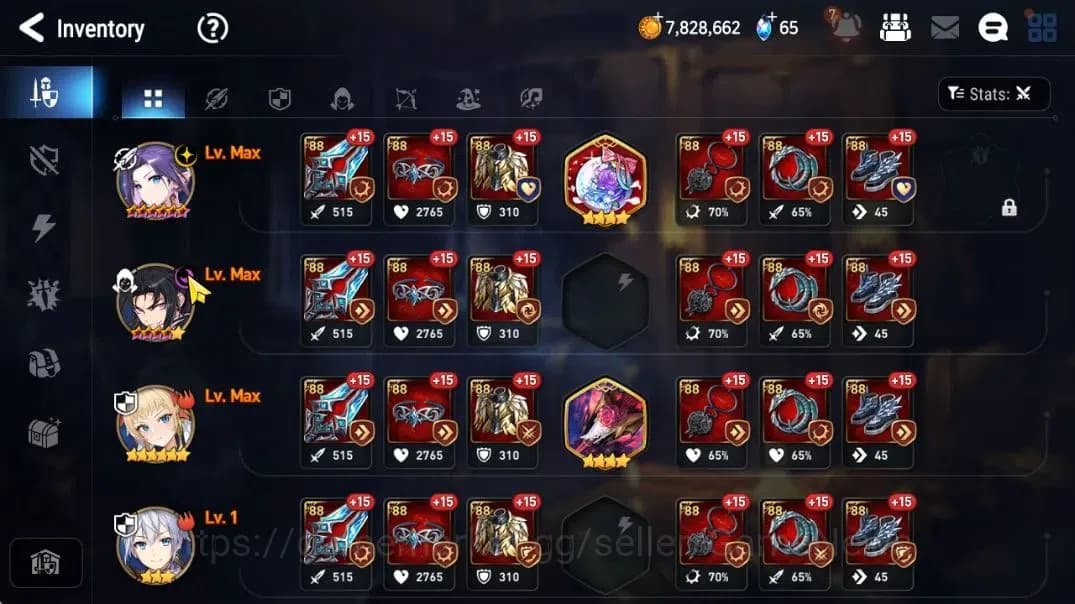 Epic Seven Accounts GLOBAL UNVERIF|New Era|3 ML(TE Kayron,Salome,Falle image 12