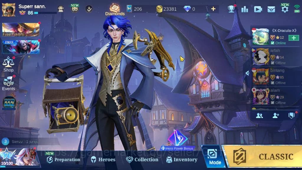 Mobile Legends: Bang Bang Accounts Hero 127|Skin 173|High Glory 76|CC Nata,LB Tigreal image 1