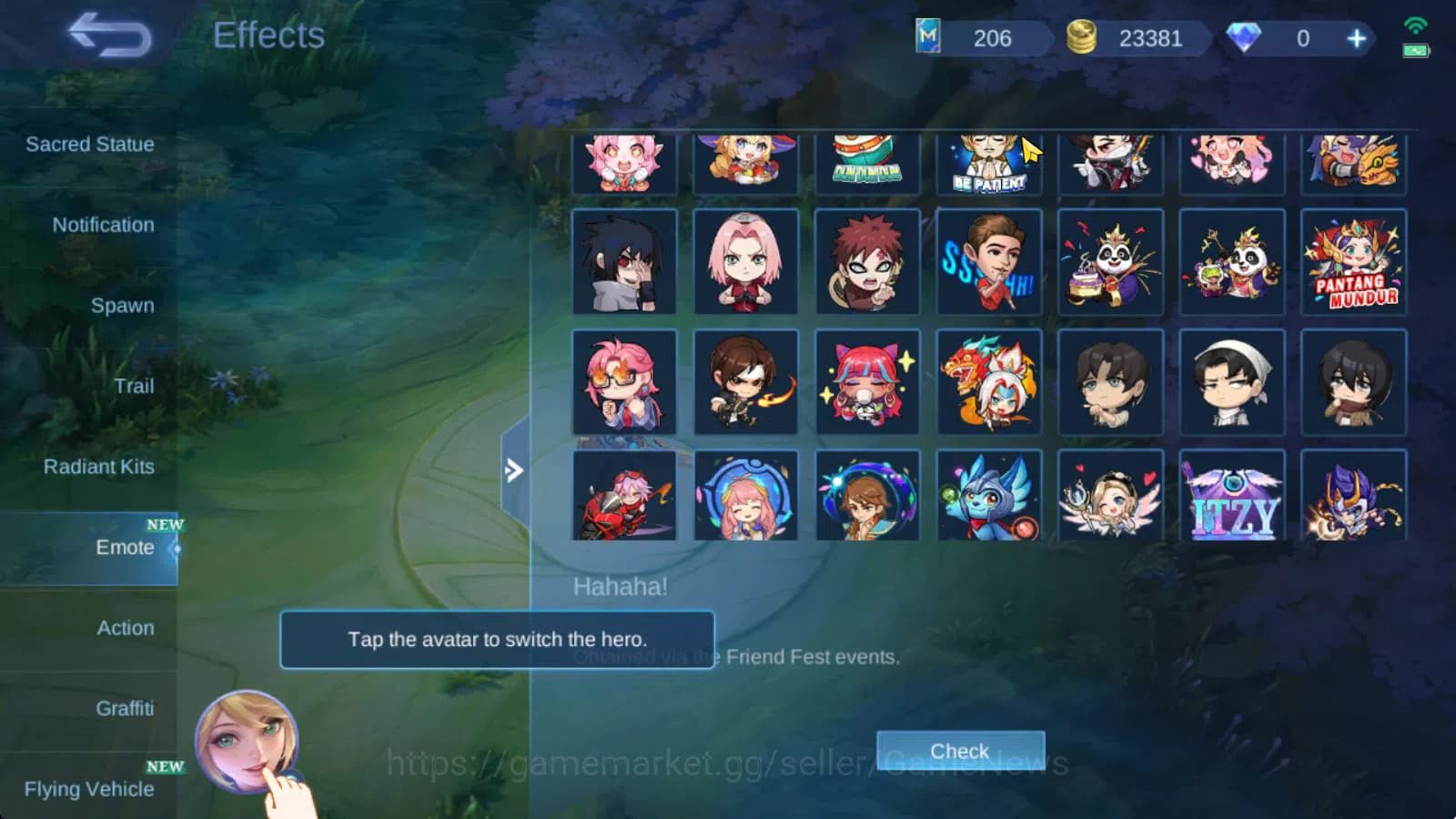 Mobile Legends: Bang Bang Accounts Hero 127|Skin 173|High Glory 76|CC Nata,LB Tigreal image 2