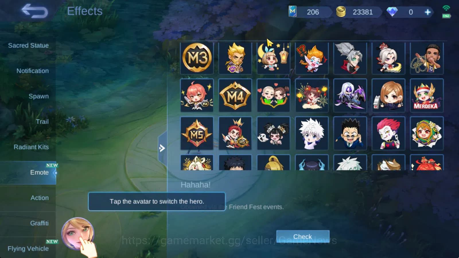 Mobile Legends: Bang Bang Accounts Hero 127|Skin 173|High Glory 76|CC Nata,LB Tigreal image 3