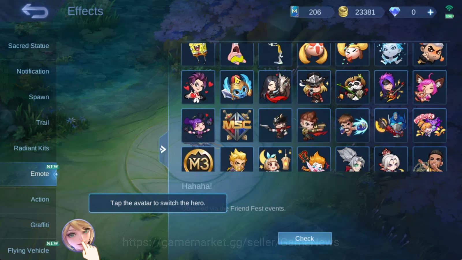 Mobile Legends: Bang Bang Accounts Hero 127|Skin 173|High Glory 76|CC Nata,LB Tigreal image 4