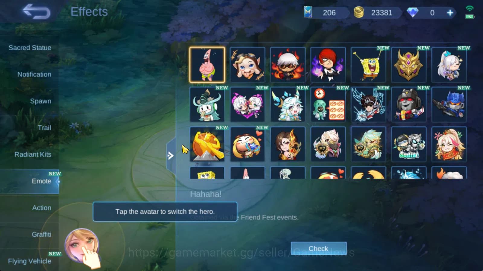 Mobile Legends: Bang Bang Accounts Hero 127|Skin 173|High Glory 76|CC Nata,LB Tigreal image 5
