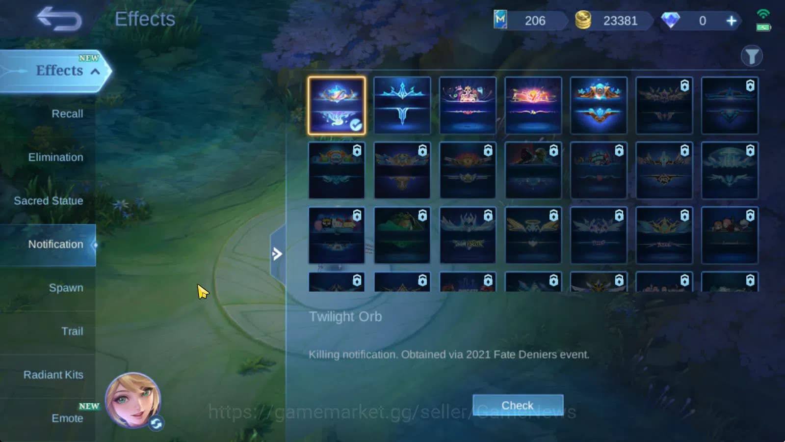 Mobile Legends: Bang Bang Accounts Hero 127|Skin 173|High Glory 76|CC Nata,LB Tigreal image 7