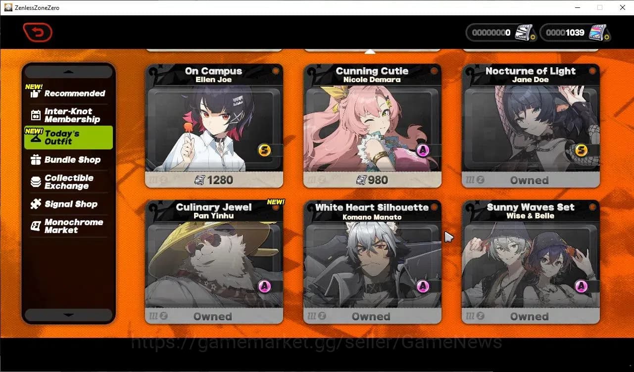 Zenless Zone Zero Accounts Asia ENDGAME|16 Limit 3 VoidHunter[(Shunguang,Yixu image 16