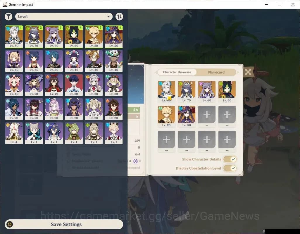 Genshin Impact Accounts Asia|AR 46|2 Limit +1(*5WEP)|Neuvillete,Lauma|MC M image 1