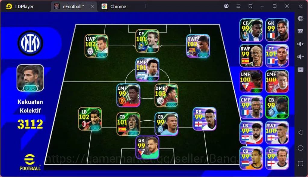 eFootball Accounts ANDROID|PW 3112|Edmilson+Carles Puyol+Shevchenko+S image 1