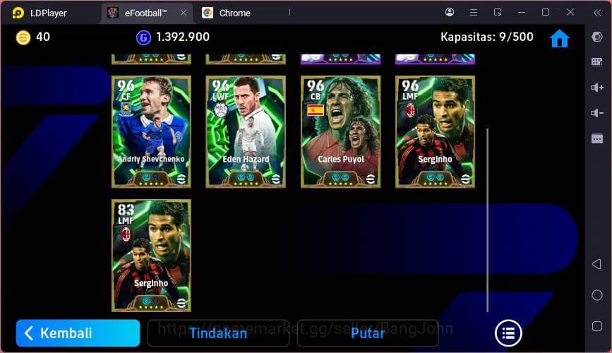 eFootball Accounts ANDROID|PW 3112|Edmilson+Carles Puyol+Shevchenko+S image 2