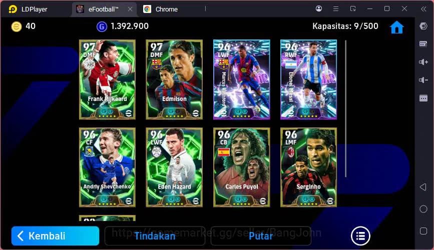eFootball Accounts ANDROID|PW 3112|Edmilson+Carles Puyol+Shevchenko+S image 3