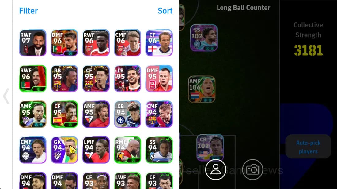 eFootball Accounts Mobile|Big Time Ronaldinho,Xaxi(Visionaryn Pass),W image 2