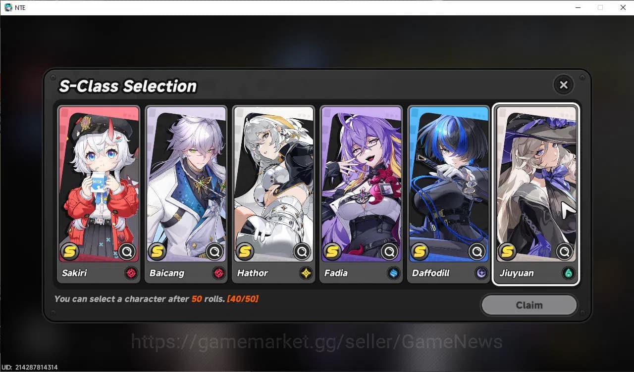 Neverness to Everness Accounts GLOBAL EU |HL 3| 1 SSR Limited Nanally | 4 SR [Adl image 4