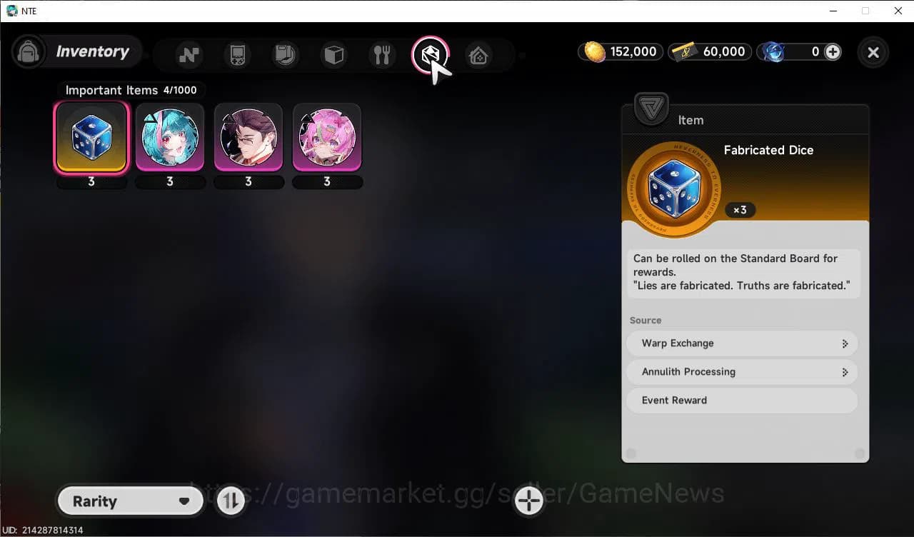 Neverness to Everness Accounts GLOBAL EU |HL 3| 1 SSR Limited Nanally | 4 SR [Adl image 8
