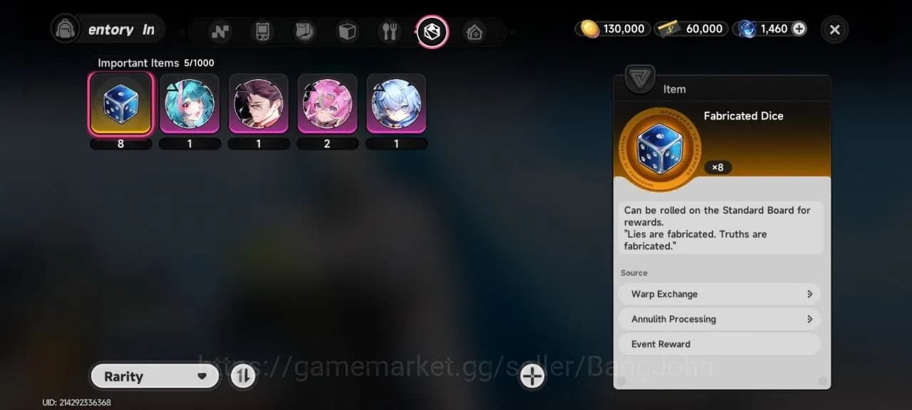 Neverness to Everness Accounts EU | Starter Lv3 | 1 S Char Nanally + 4 A Char | M image 5