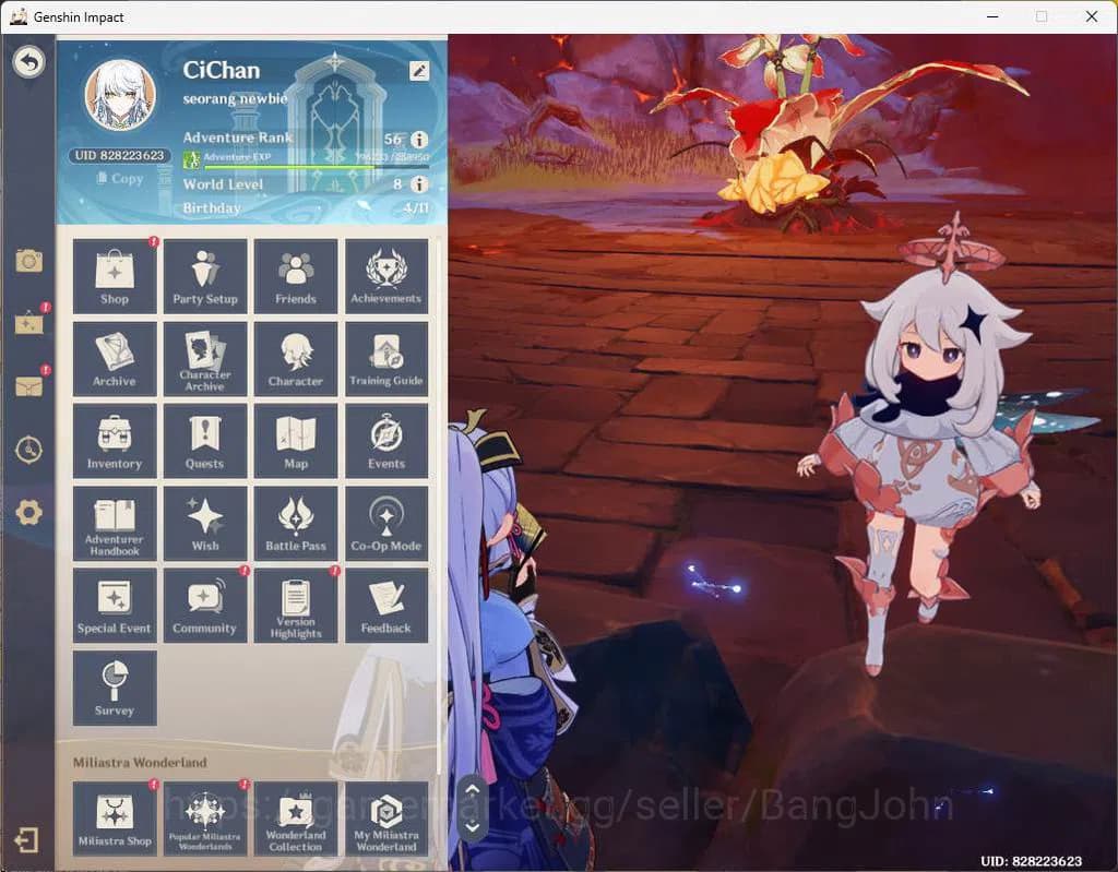 Genshin Impact Accounts ASIA|AR 56|Reuni ON|6 limit|Columbina,Ayaka,Raiden image 1