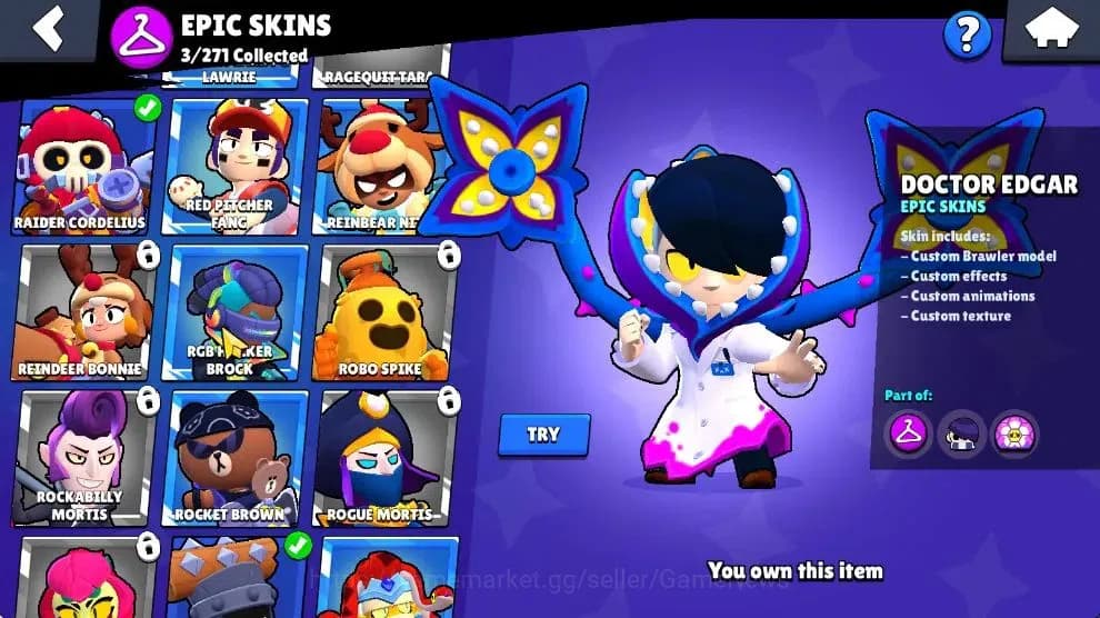 Brawl Stars Accounts 1621 Trophy|145 Gem|38 Brawlers 4 Max Lvl|1 Hypch image 13