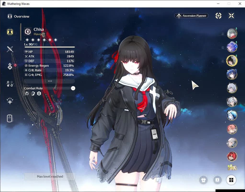 Wuthering Waves Accounts SEA|UL 80|10 Limited|[Cantarella,Changli,Jinhsi,Ph image 16