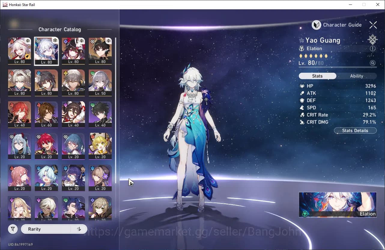 Honkai Star Rail Accounts ASIA | TL 66 yao guang, sparkle, spaxie, dan heng, image 10