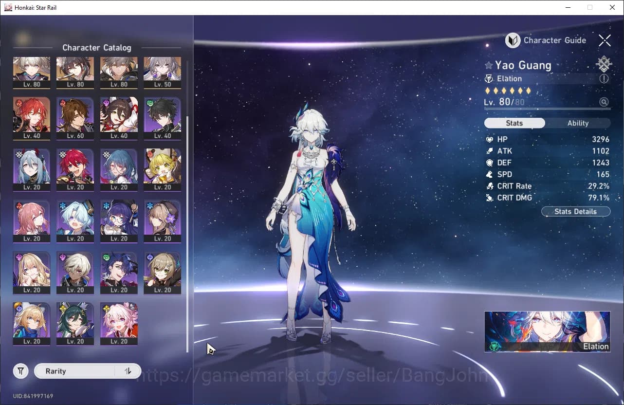 Honkai Star Rail Accounts ASIA | TL 66 yao guang, sparkle, spaxie, dan heng, image 11