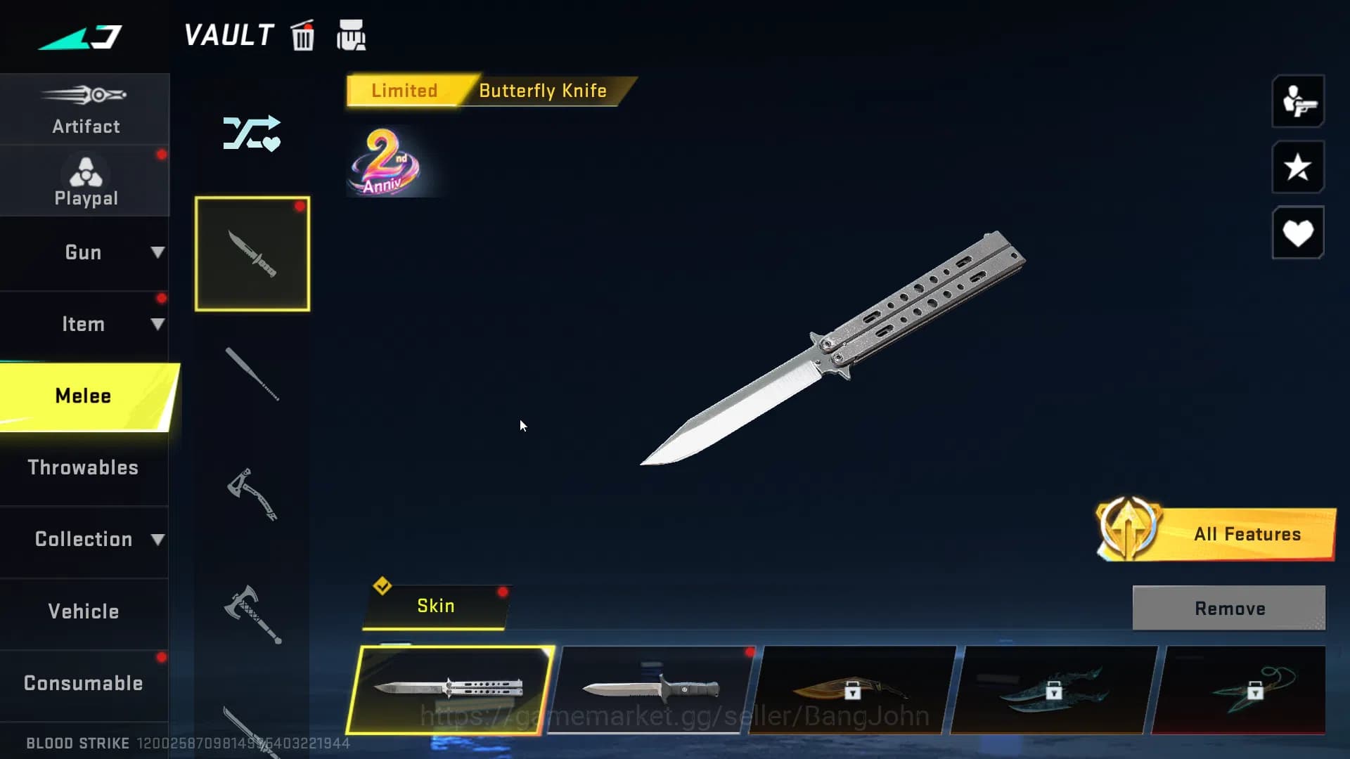 Blood Strike Accounts ASIA | CollabEthan+UltraEthan | 2 Eternal(M82+ Kar image 11