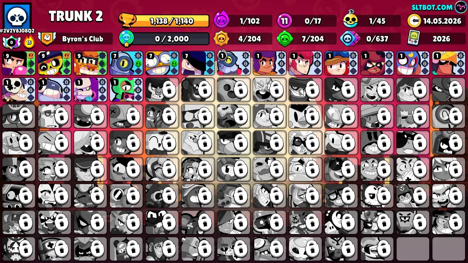 Brawl Stars Accounts 1138 Trophy|17 Brawlers Myth Ollie|13 Skins|2 Epic image 1