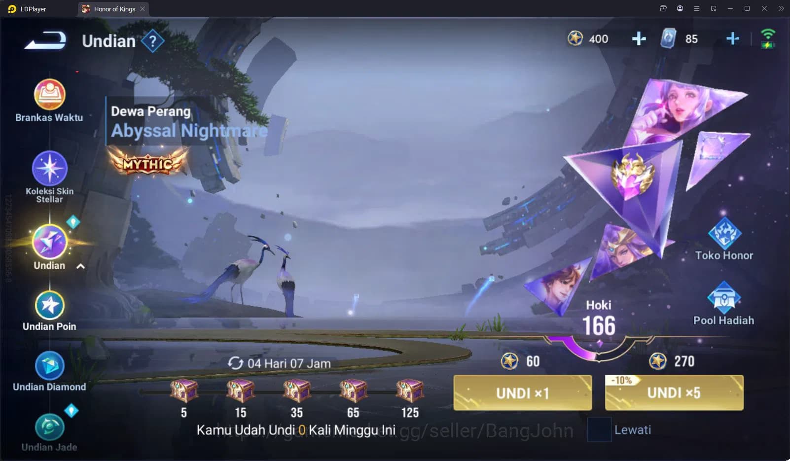 Honor of Kings Accounts Global | 111H 128S | Mid T32 | 2Legend Musashi Art image 11