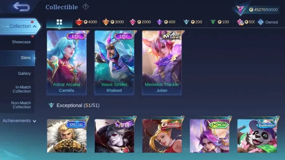 Mobile Legends: Bang Bang Accounts Global Hero 132 Skin 234|CC Natalia|LightBorn TG|V image 12