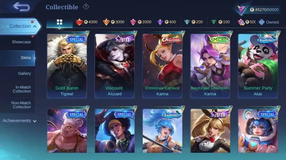 Mobile Legends: Bang Bang Accounts Global Hero 132 Skin 234|CC Natalia|LightBorn TG|V image 13