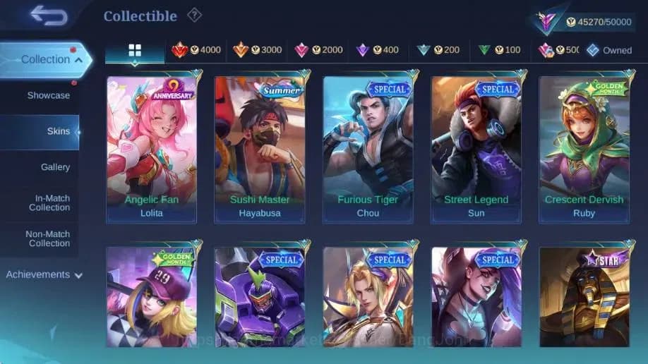 Mobile Legends: Bang Bang Accounts Global Hero 132 Skin 234|CC Natalia|LightBorn TG|V image 14
