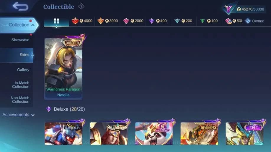 Mobile Legends: Bang Bang Accounts Global Hero 132 Skin 234|CC Natalia|LightBorn TG|V image 8