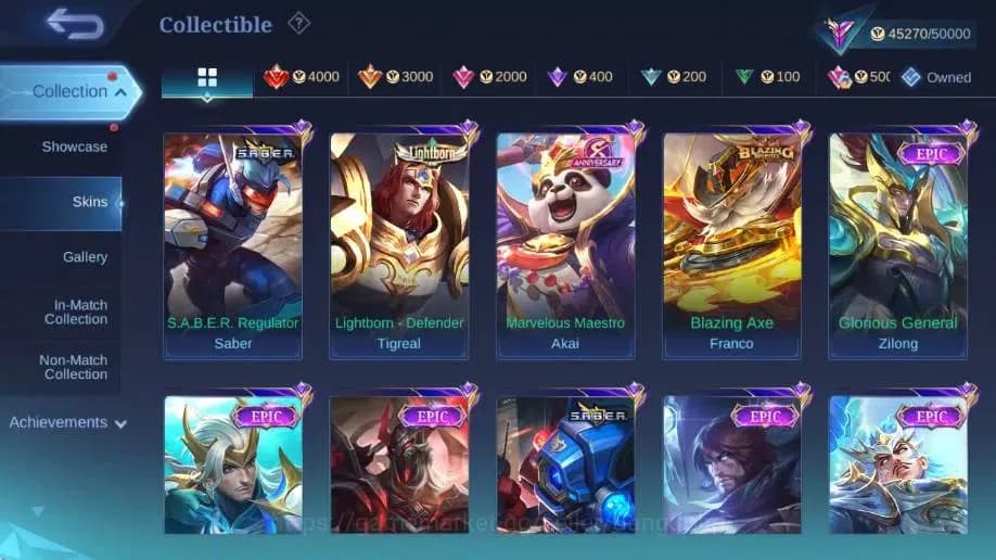 Mobile Legends: Bang Bang Accounts Global Hero 132 Skin 234|CC Natalia|LightBorn TG|V image 9
