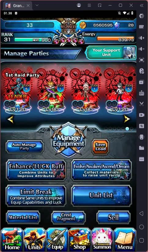 Grand Summoners Accounts Global |Ascend 8| Houka Inumata TW, Chloe, Fen, Or image 6