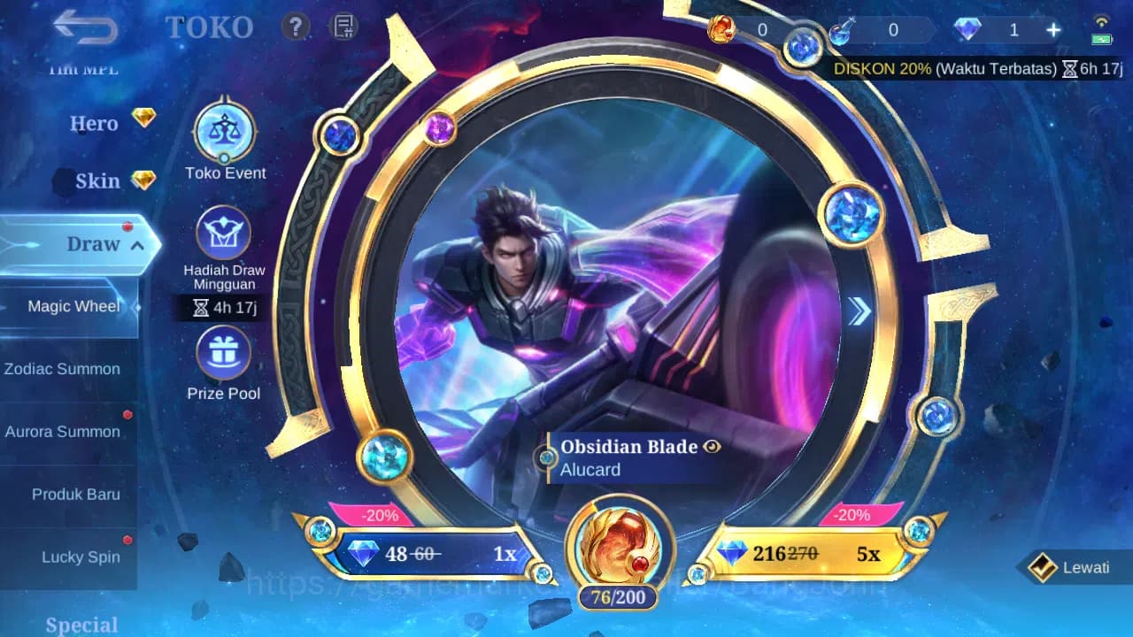 Mobile Legends: Bang Bang Accounts Hero 128 Skin 215 | Luckybox Alucard, Claude | Lig image 14