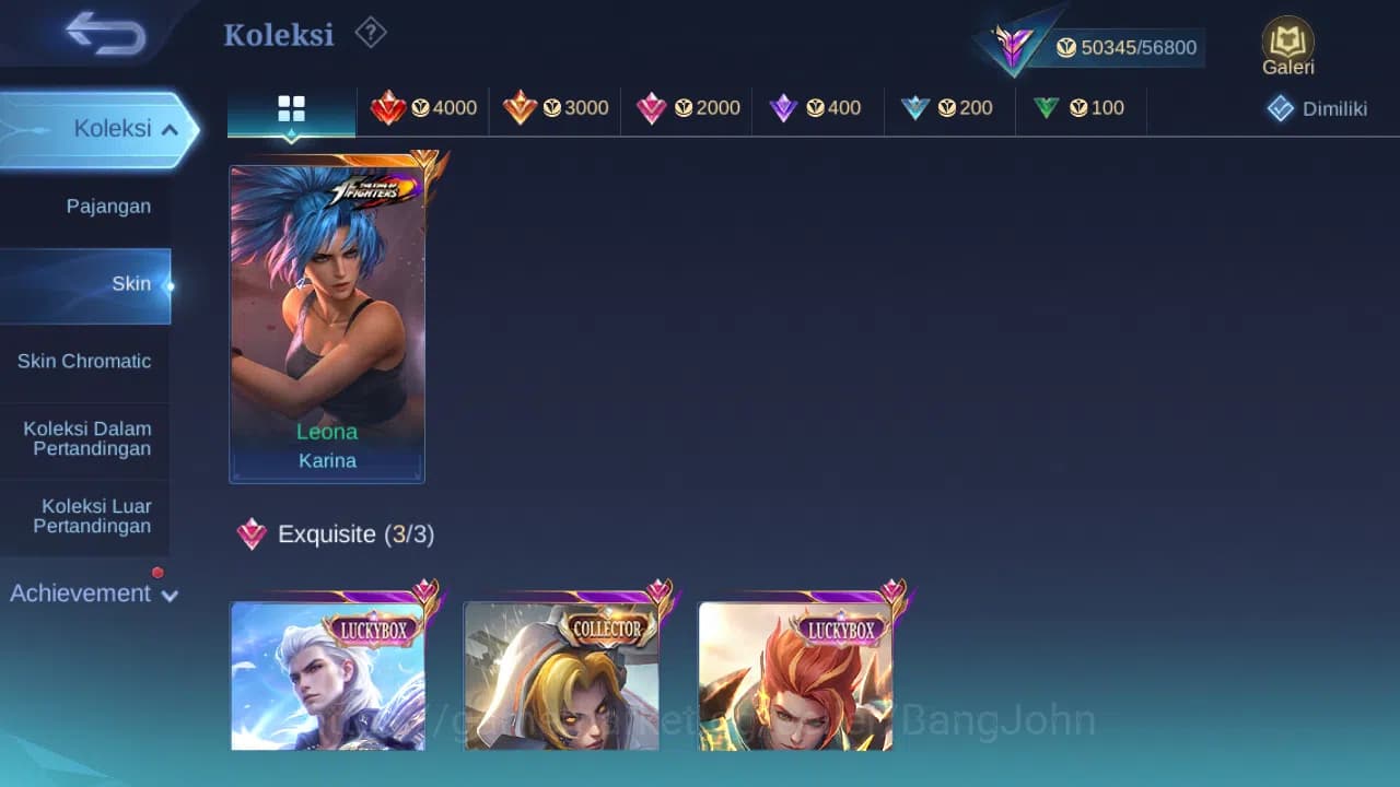 Mobile Legends: Bang Bang Accounts Hero 128 Skin 215 | Luckybox Alucard, Claude | Lig image 2