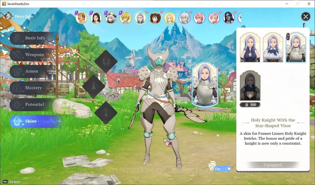 The Seven Deadly Sins: Origin Accounts SEA|Lvl 42|7 SSR|EscanorP6,MeliodasP5,GuilaP5,Mann image 12