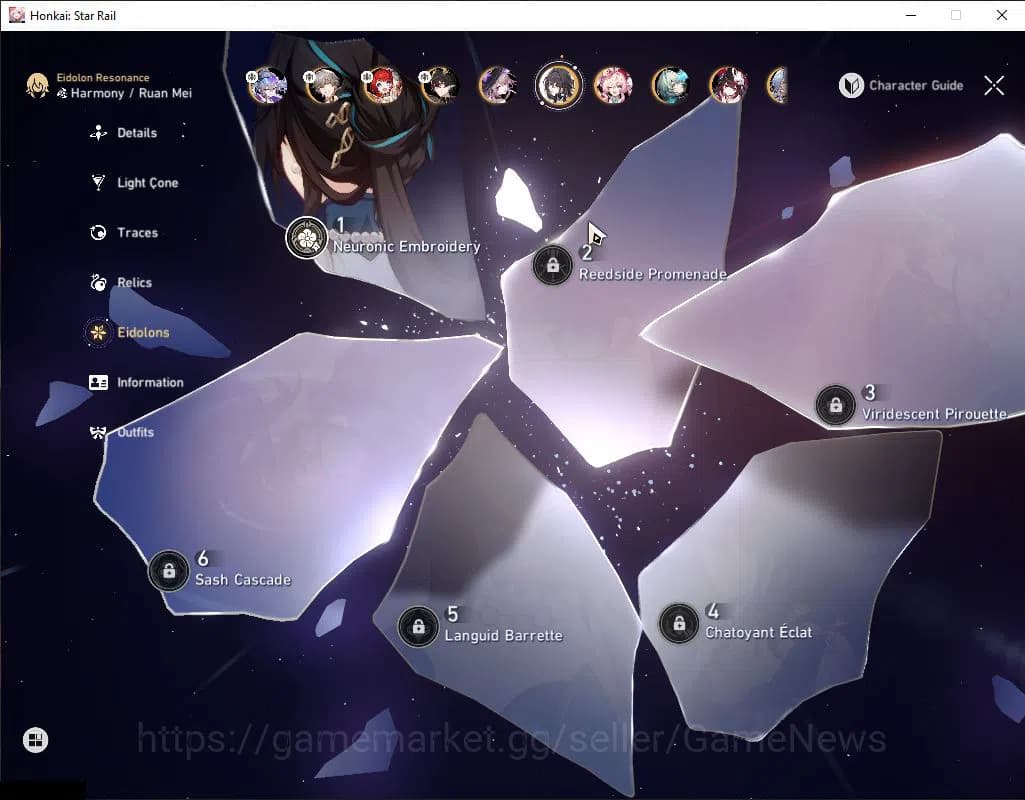 Honkai Star Rail Accounts Asia|TL 70|Herta Prem Team|10 Limited|[SW LV.999 E image 11