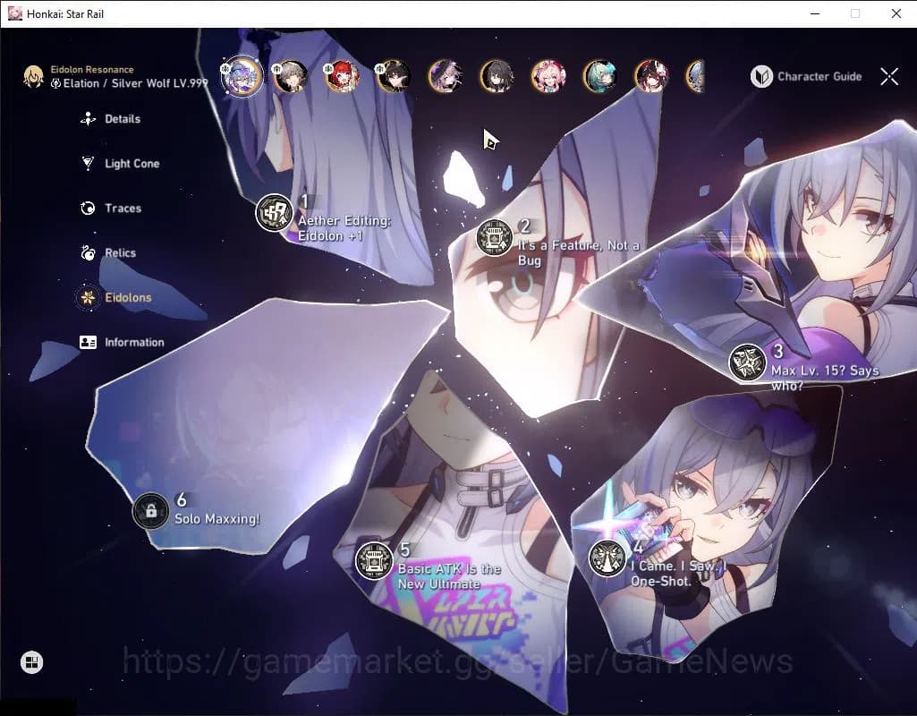 Honkai Star Rail Accounts Asia|TL 70|Herta Prem Team|10 Limited|[SW LV.999 E image 13