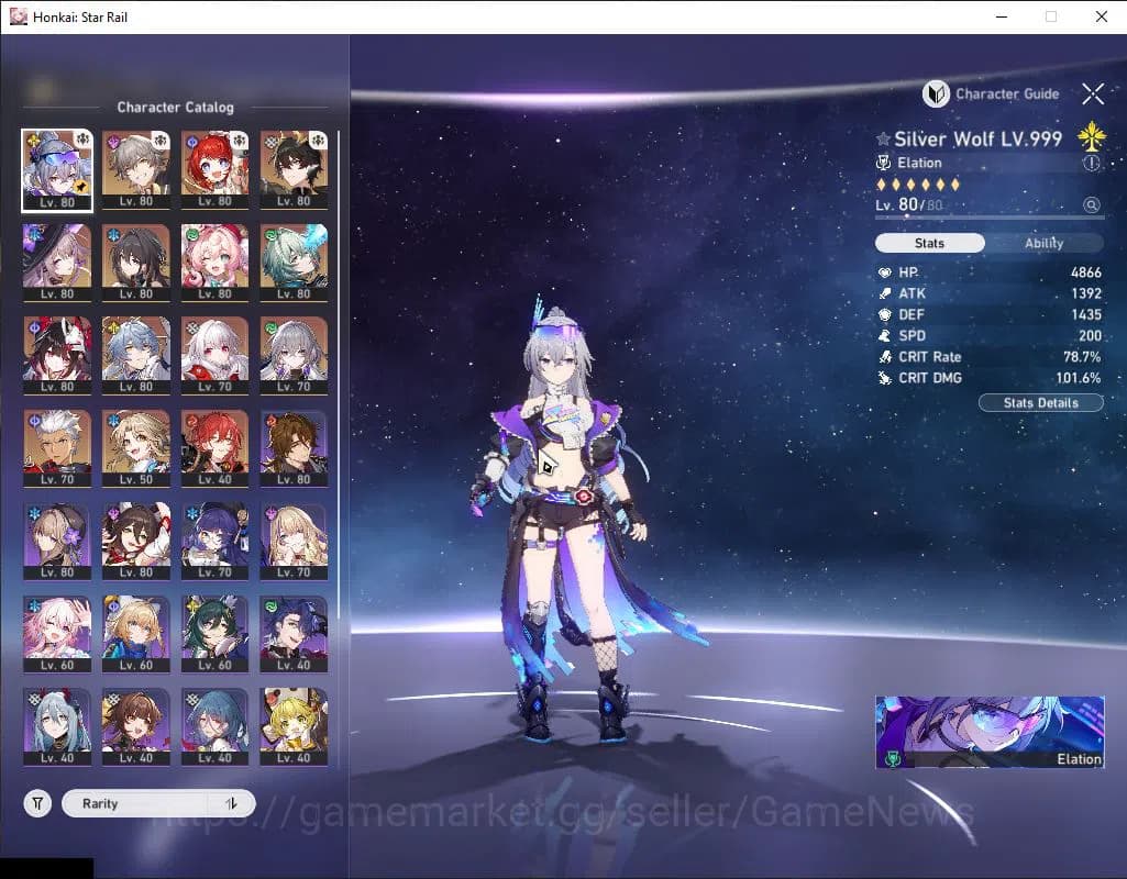Honkai Star Rail Accounts Asia|TL 70|Herta Prem Team|10 Limited|[SW LV.999 E image 14
