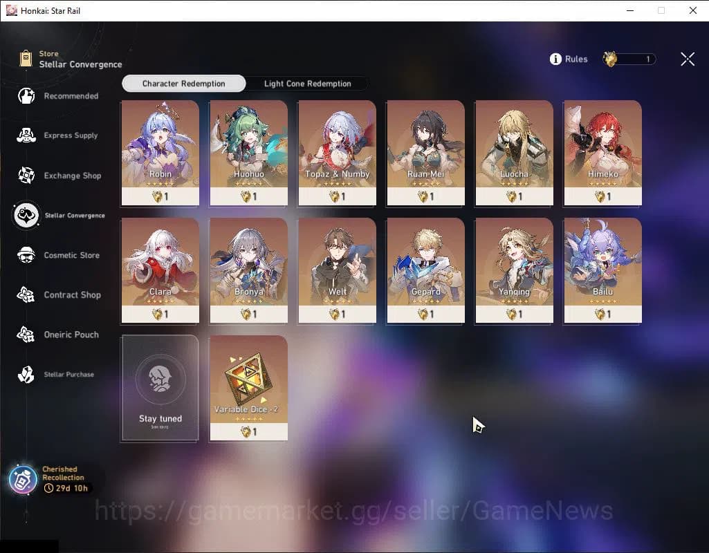 Honkai Star Rail Accounts Asia|TL 70|Herta Prem Team|10 Limited|[SW LV.999 E image 2