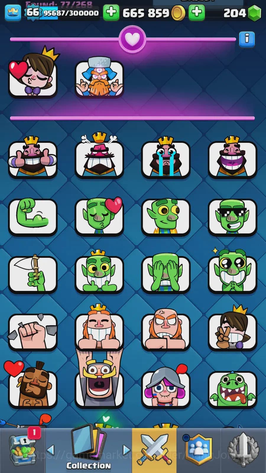 Clash Royale Accounts Lv 66|Trophy 12732|KTL 15|LimitedSkin|Card121|8Max image 7
