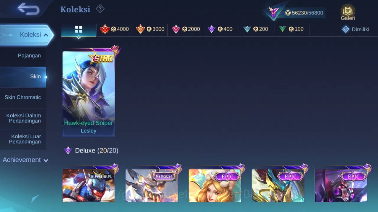 Mobile Legends: Bang Bang Accounts Hero 131 Skin 269 | Zodiac Helcurt | Lightborn Har image 3