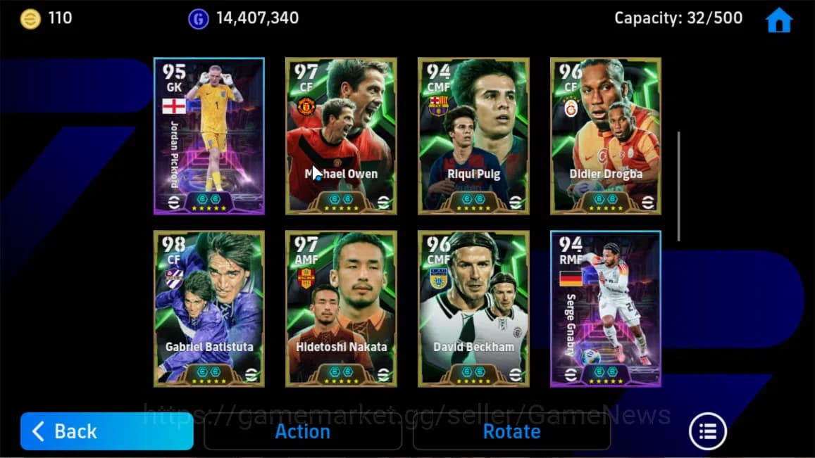 eFootball Accounts Mobile|Big Time Ronaldinho Gaucho,Eden Hazard(Phen image 7
