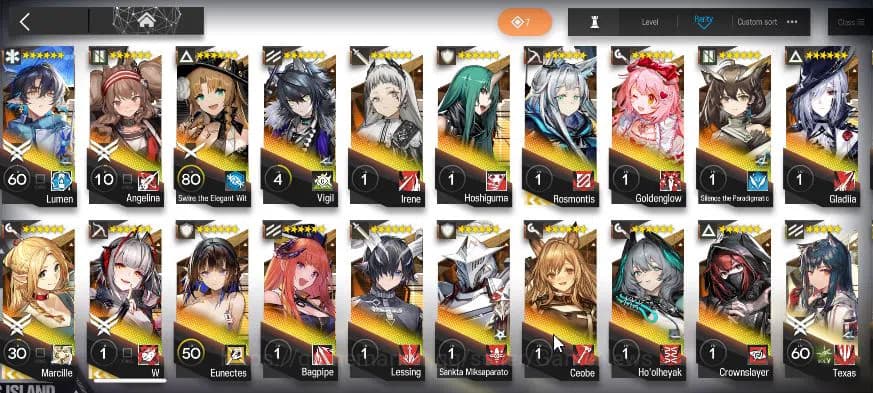Arknights Accounts Lv 98|231 OP+57 Skin|56K Orun|14 Limited| Wisadel, image 8